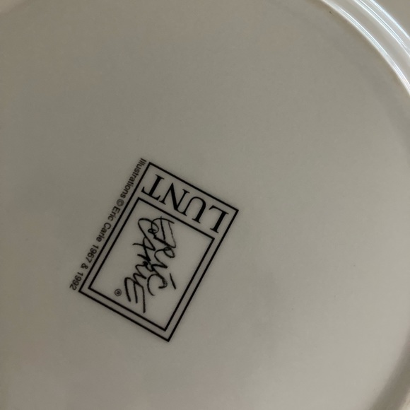 Lunt Eric Carle The Very Hungry Caterpillar plates bowls - Picture 3 of 6